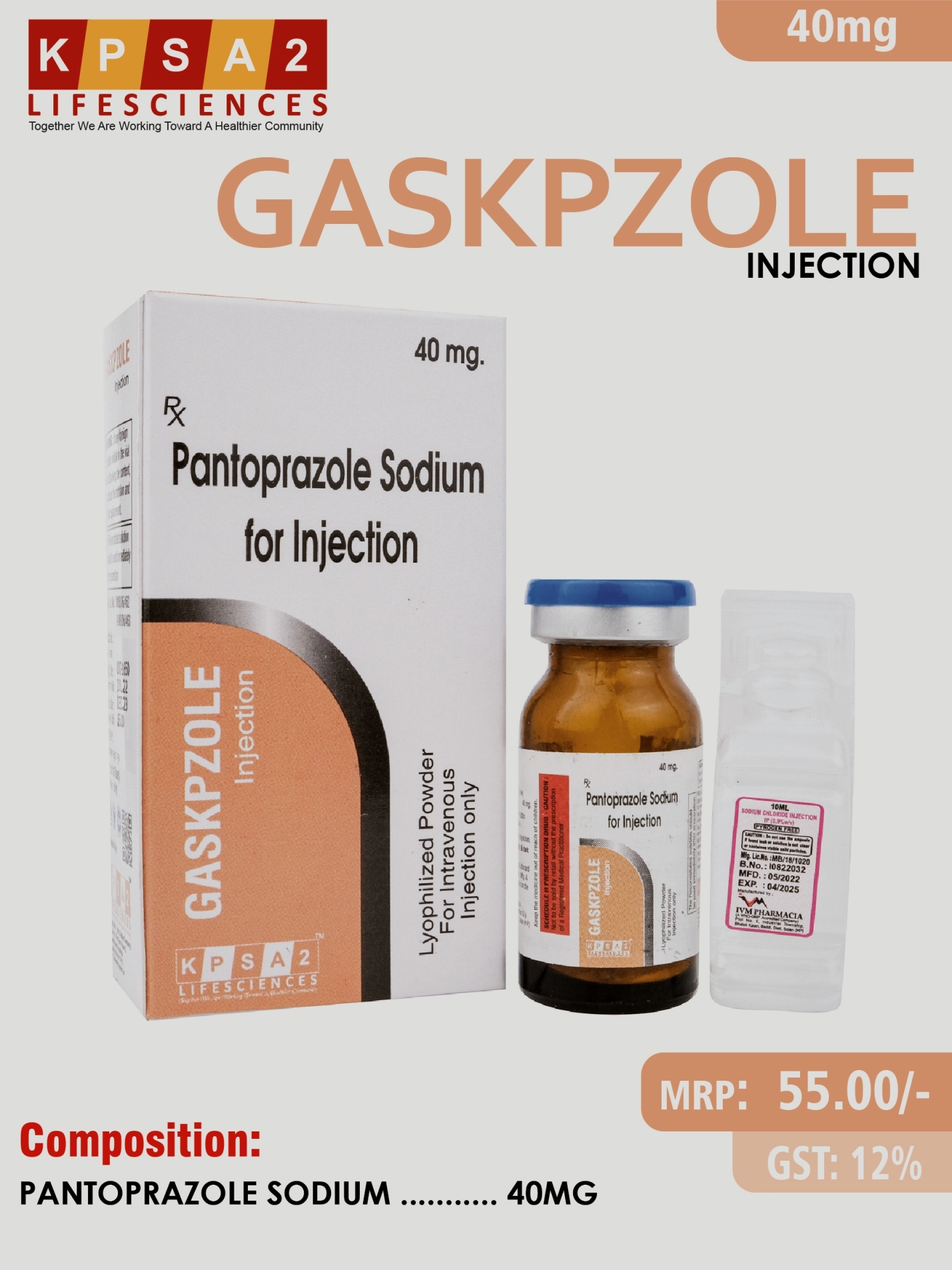 GASKPZOLE injection